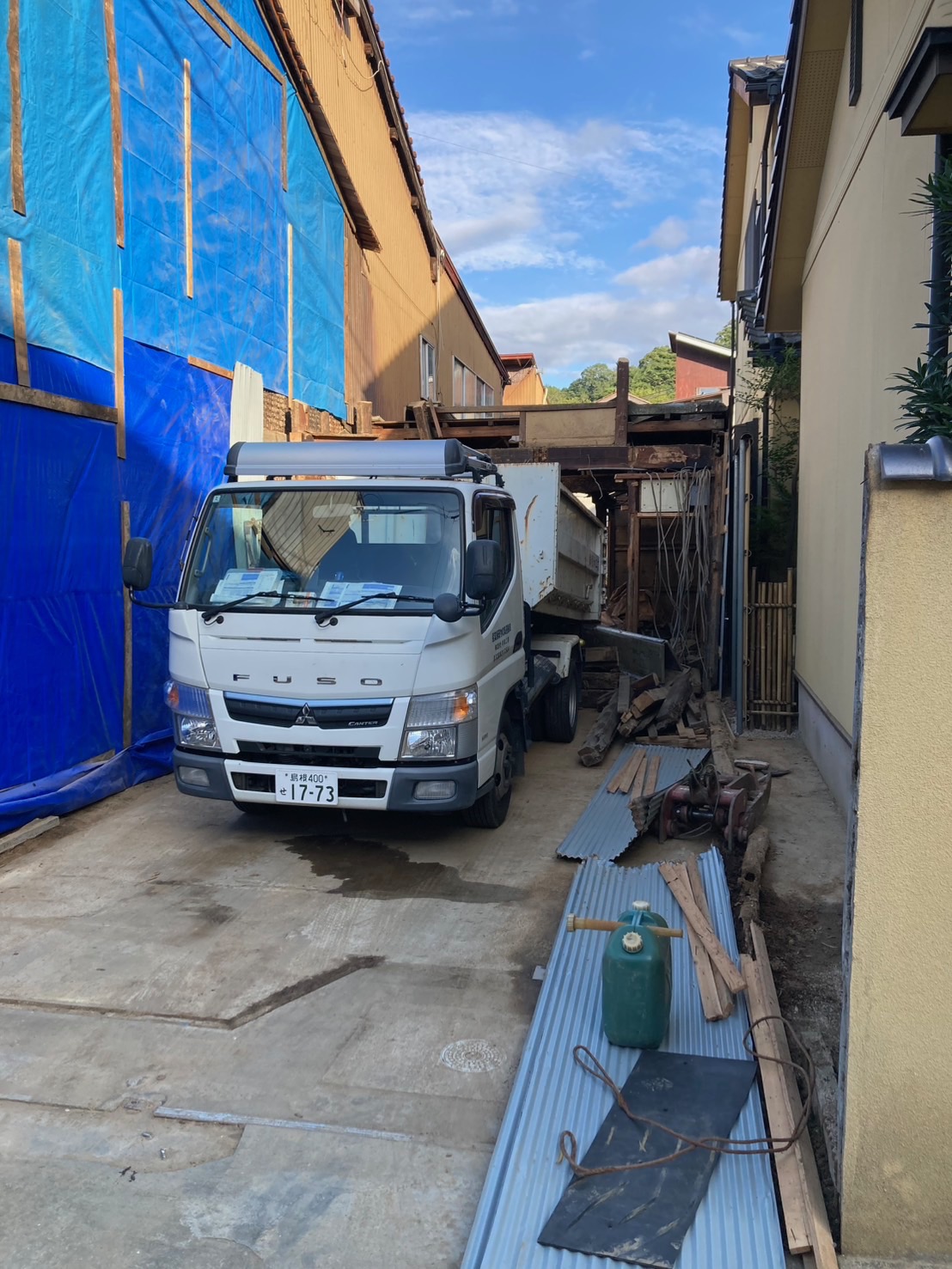 雲南市N様邸木造解体工事