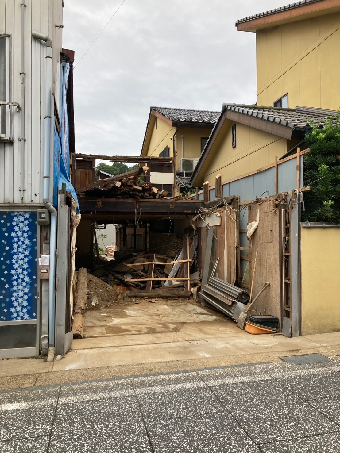 雲南市N様邸木造解体工事